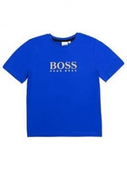 Hugo Boss Classic Short Sleeve T-Shirt Royal Blue Size 10 Years Boys