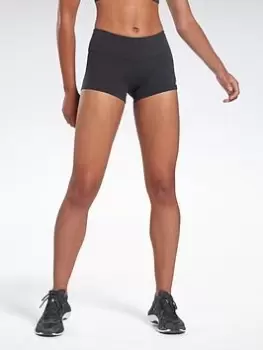 Reebok United By Fitness Chase Bootie Shorts, Black Size XL Women