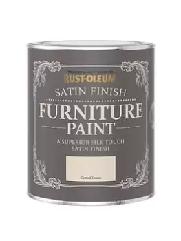 Rust-Oleum Satin Finish 750 Ml Furniture Paint - Clotted Cream