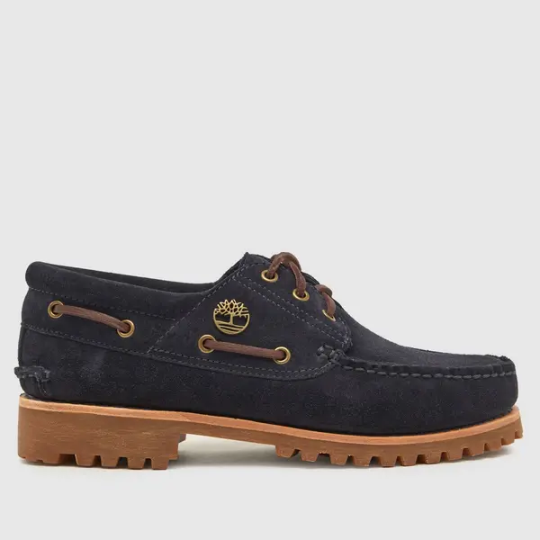 Timberland authentic handsewn boat shoes in navy Navy UK 7