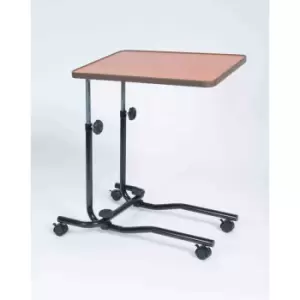 Nrs Healthcare Adjustable Wheeled Over Bed Table