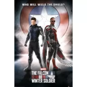 The Falcon and the Winter Soldier Poster Pack Wield The Shield 61 x 91cm (5)