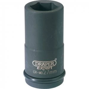 Draper Expert 3/4" Drive Deep Hexagon Impact Socket Metric 3/4" 27mm