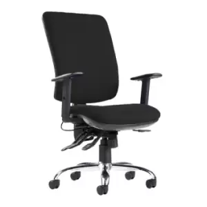 Senza ergo 24hr ergonomic asynchro task chair - black