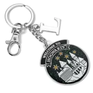 Harry Potter Personalised Hogwarts Keyring L Initial