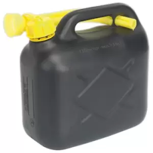 Sealey JC5B Fuel Can 5L - Black