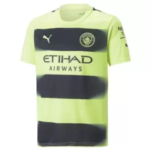 Puma Manchester City Third Shirt 2022 2023 Juniors - Blue