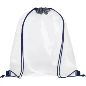 Lancaster Premium Rucksack (33.6 x 38.7 cm) (Navy/Transparent) - Bullet