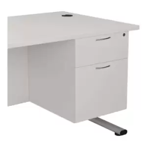 Tc Fixed Pedestal 2 Drawers White