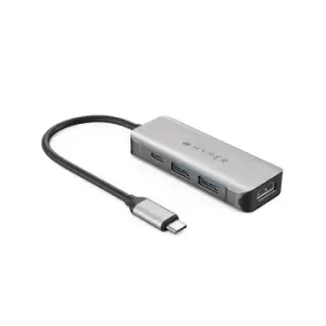 Targus Hyper Drive HD 4-in-1 USB-C Hub, black