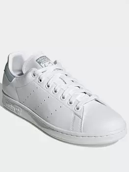 adidas Originals Stan Smith Shoes, White/Grey, Size 3.5, Women