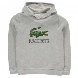 Lacoste Junior Boys Sport Logo OTH Hoodie - Argent Chine