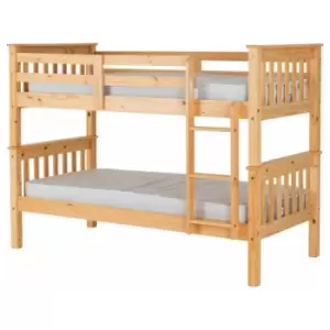 Seconique - Neptune 3ft Bunk Bed Oak