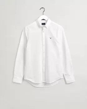 GANT Men Slim Fit Oxford Shirt (XXL) White