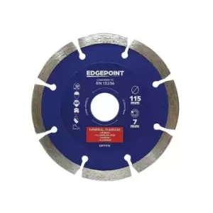 EdgePoint GP7115 General-Purpose Diamond Blade 115mm