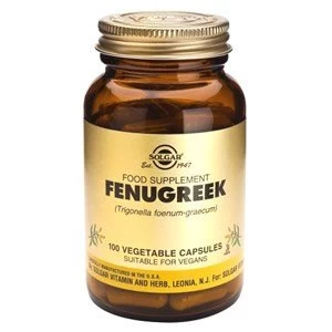 Solgar FP Fenugreek Vegetable Capsules 100 Vegicaps