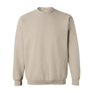 Gildan Heavy Blend Unisex Adult Crewneck Sweatshirt (M) (Sand)