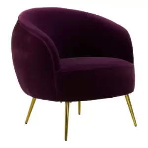 Manhattan Velvet Armchair Grey