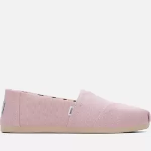 TOMS Womens Alpargata Vegan Canvas Pumps - Chalk Pink Heritage - UK 4