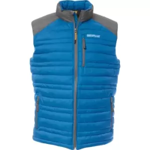 Caterpillar Mens Defender Insulated Vest Blue XL