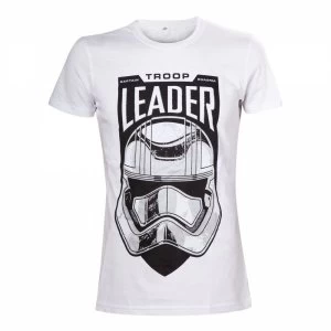 Star Wars VII The Force Awakens Adult Male Troop Leader Stormtrooper X-Large T-Shirt