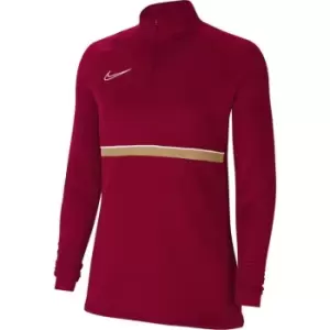 Nike DriFit Academy Drill Top Womens - Red