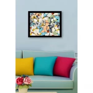 SC1162 Multicolor Decorative Framed MDF Painting