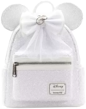 Mickey Mouse Loungefly - Minnie Sequin Wedding Mini Backpack Mini backpacks multicolor