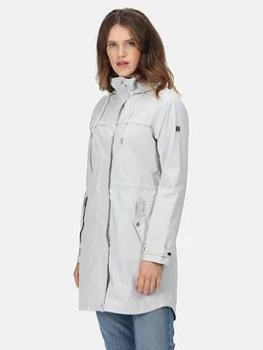 Regatta Adasha Waterproof Shell Jacket - Light Grey, Light Grey, Size 12, Women