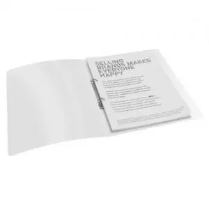 Rexel A4 Ring Binder; White; 16mm 2 O-Ring Diameter; Choices - Outer