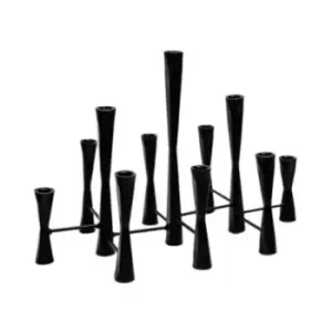 Ivyline Parker 11 Piece Black Candle Centerpiece