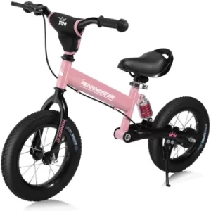 Kids Balance Bike Children Training Rennmeister 12' Gift Boys Girls Push Starter Pink