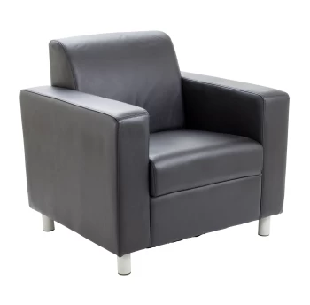 Iceberg Armchair Leather - Black