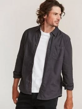 Fatface Thornhill Oxford Shirt - Charcoal