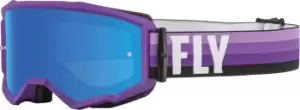 Fly Racing Zone Motocross Goggles, black-purple, black-purple