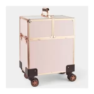 BTFY Makeup Beauty Travel Trolley with Wheels Professional Luggage Suitcase