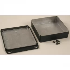 Hammond 1590WQFLBK Watertight Diecast Enclosure Flanged Lid 120x12...