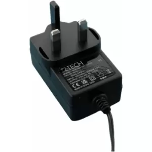 R-TECH 857079 AC/DC Adapter 9vdc 2.5amp UK Plug Top