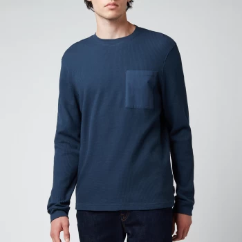 Ted Baker Mens Zaplan Long Sleeve Top - Navy - 5/XL