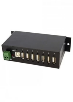 StarTech Mountable Rugged Industrial 7 Port USB Hub