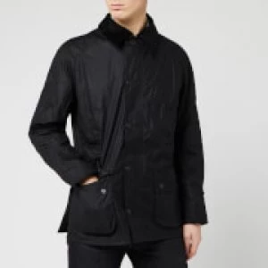 Barbour Heritage Mens Ashby Waxed Jacket - Black - M