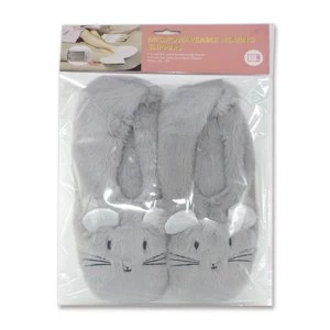 Mouse Heat Pack Toesties Warmer Slippers (One Size)