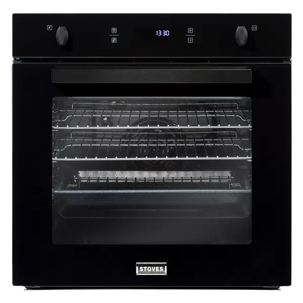 Stoves SEB602PY Built In Electric Single Oven with Pyrolytic Cleaning - Black - A Rated