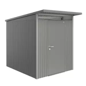 Biohort AvantGarde Metal Shed A2 Standard door 5' 9'' x 8' 5'' - Quartz Grey