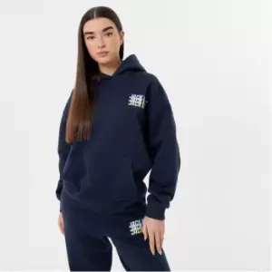 Jack Wills Stacked Graphic Hoodie - Blue