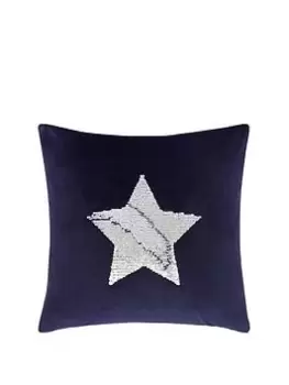 Catherine Lansfield Sequin Star Cushion