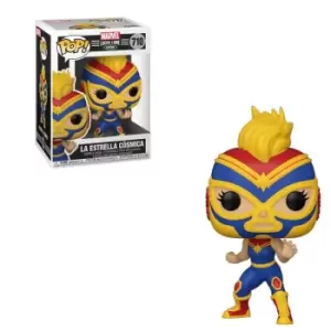 Marvel Luchadores Captain Marvel Funko Pop! Vinyl