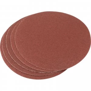 Draper 200mm Diameter Aluminium Oxide Sanding Discs 200mm 60g Pack of 5