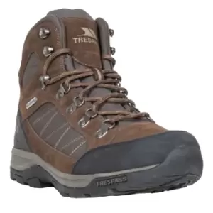 Trespass Mens Chavez Mid Cut Hiking Boots (9 UK) (Dark Brown)