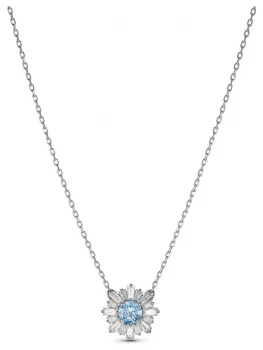 Swarovski Sunshine Rhodium Plated Blue Crystal Jewellery